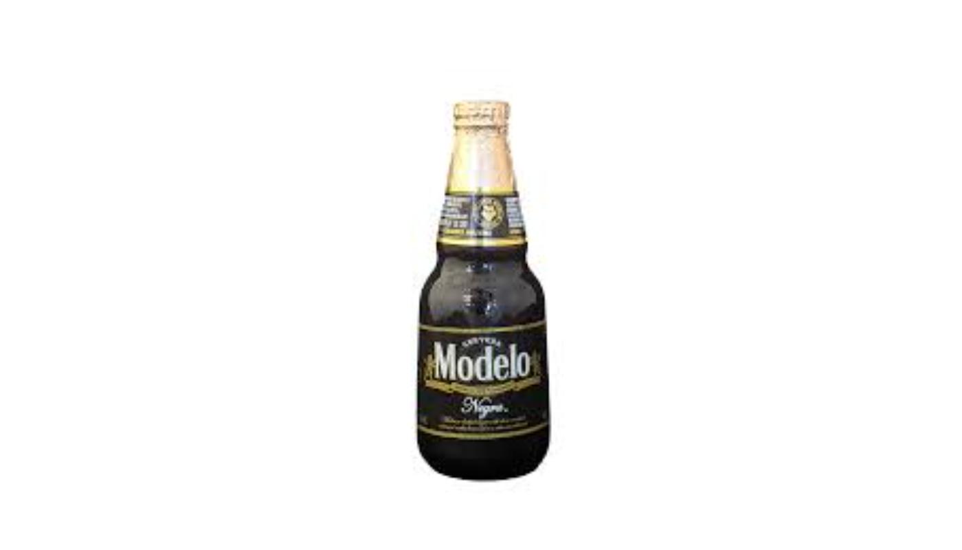 Modelo Negra beer (Mexican).