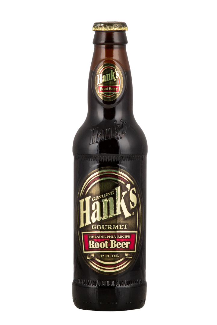 12oz Bottle Hanks Root Beer.