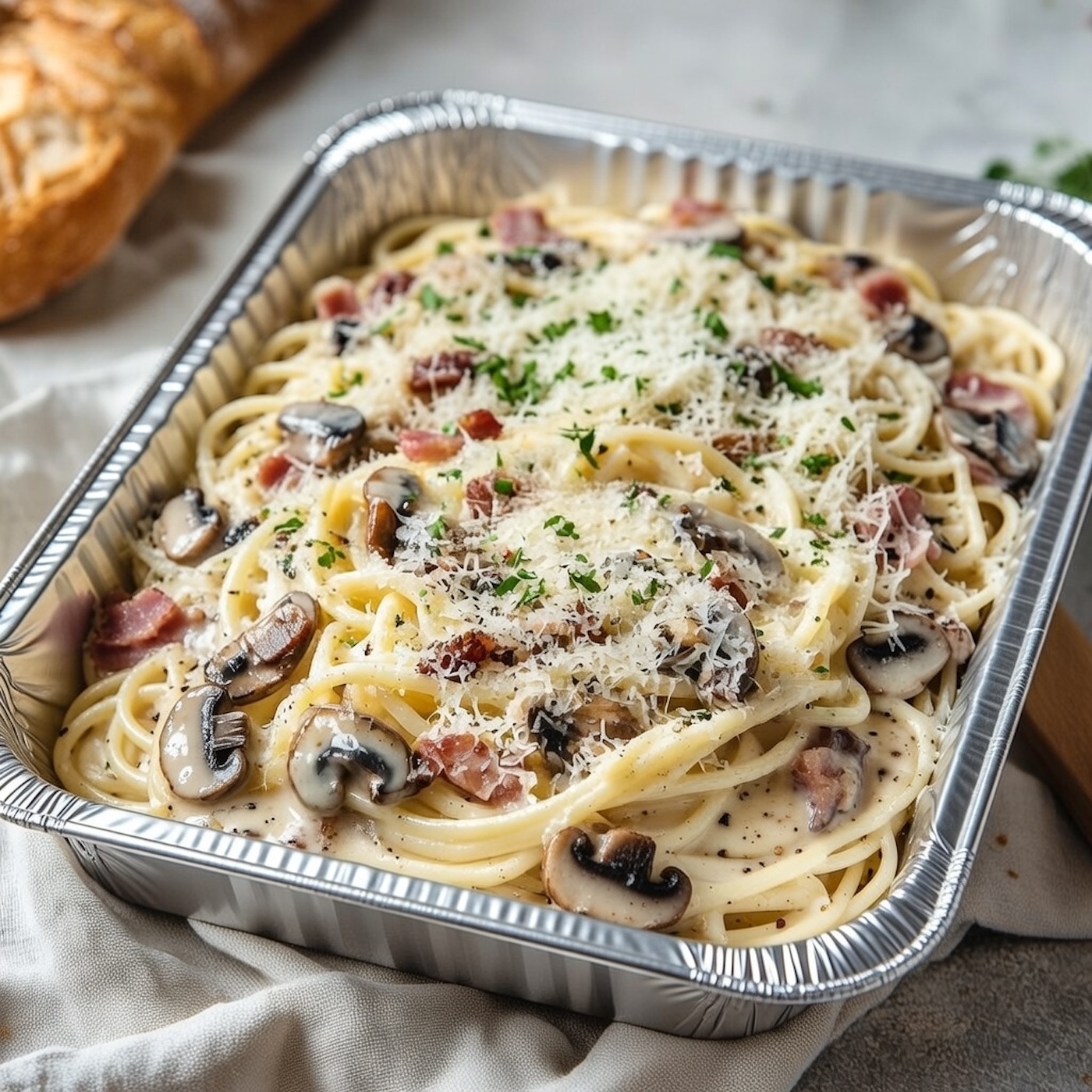 Carbonara Tray (12-15 servings).