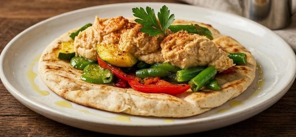 Tinos Veggie Pita.