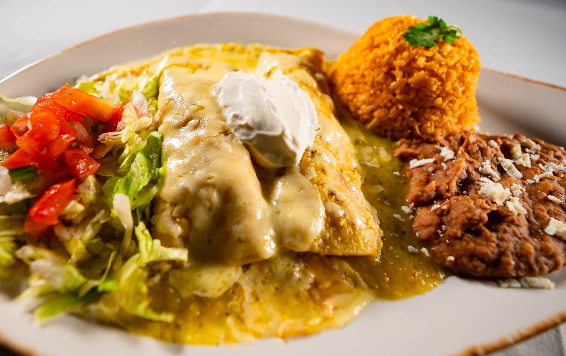 Enchiladas Verdes.