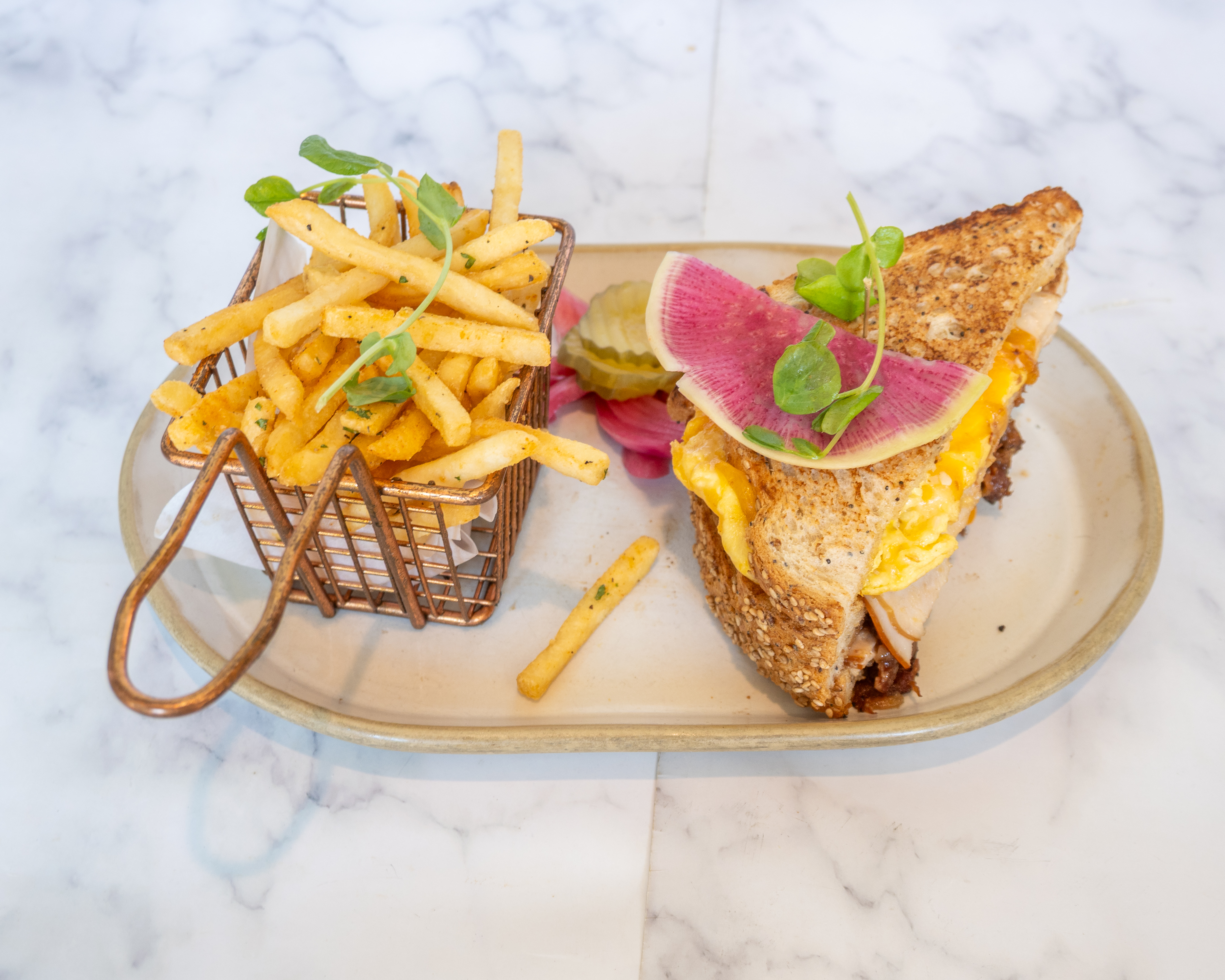 Grilled Cheese Panini.