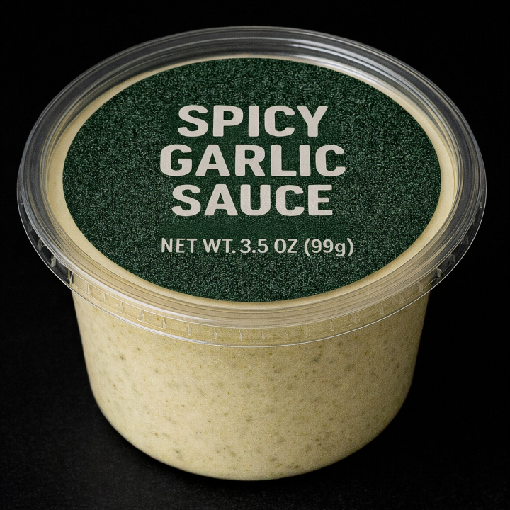 Spicy Garlic Sauce.