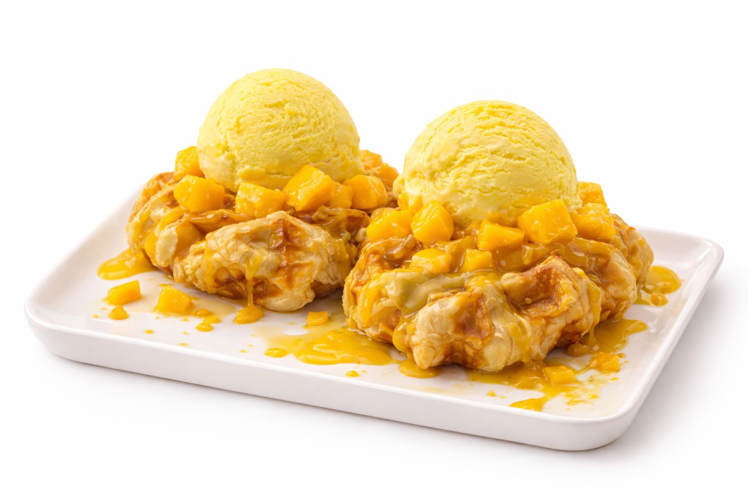 Mango Croffles.