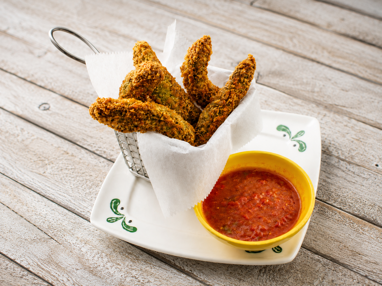 Crispy Avocado Fritas.