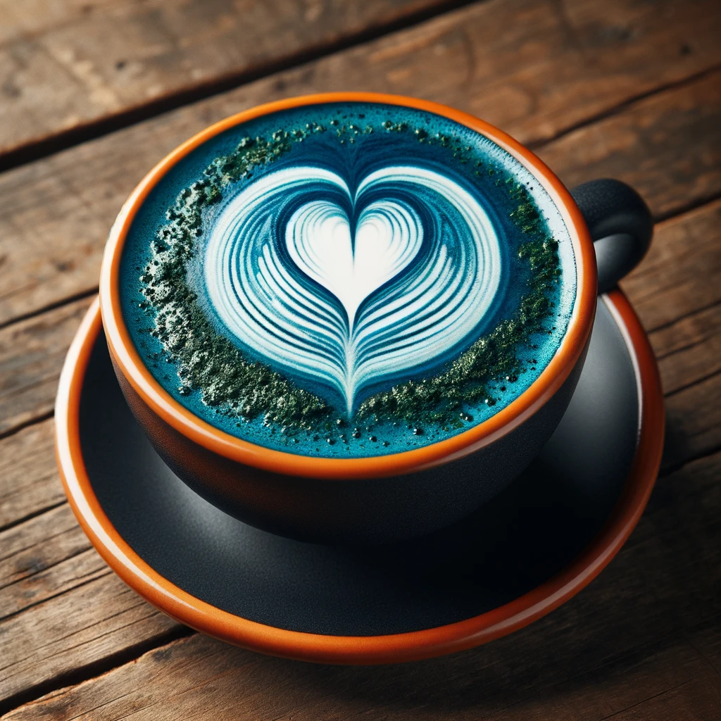 Blue Spirulina Latte.