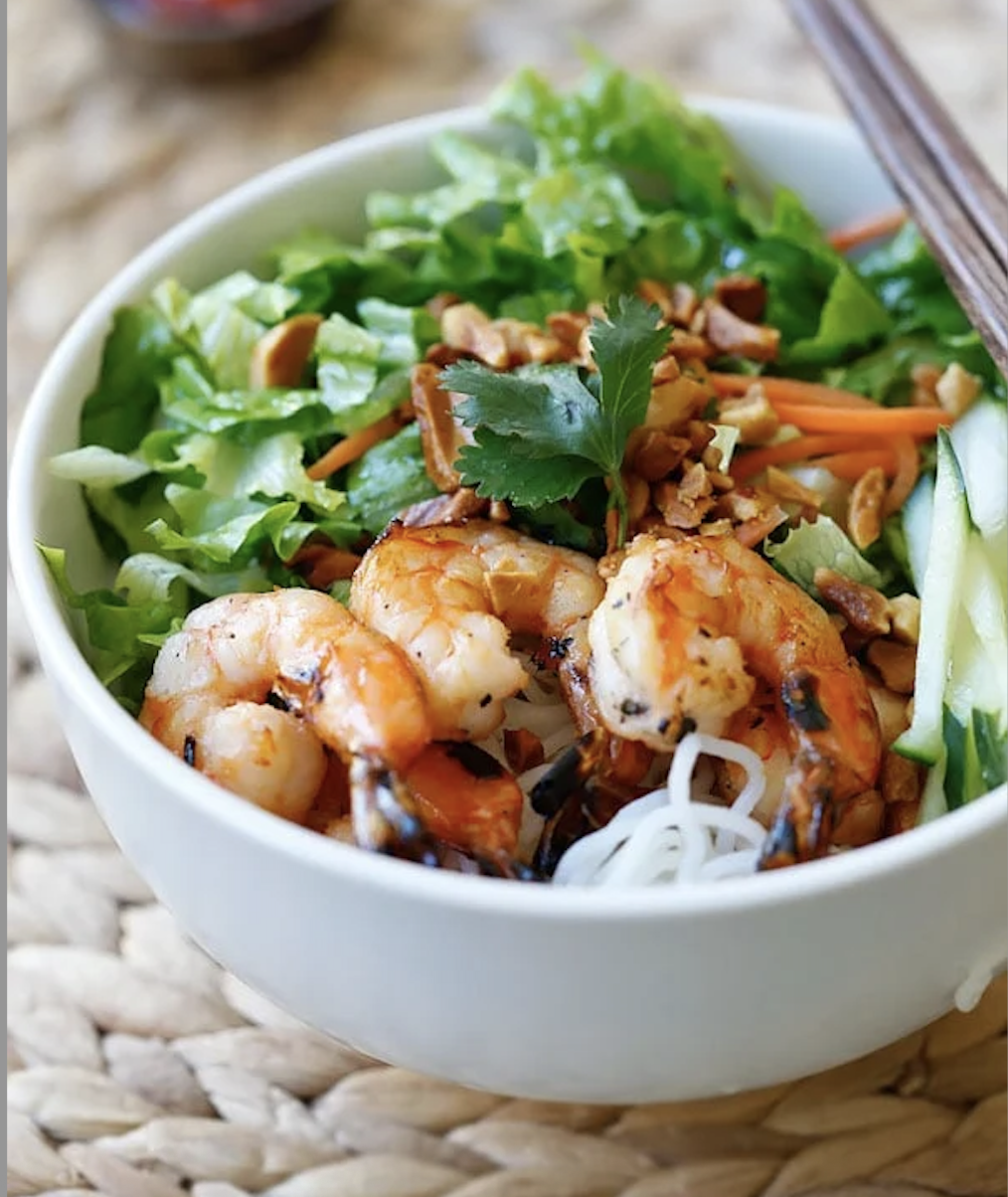 Grilled Shrimp Vermicelli.