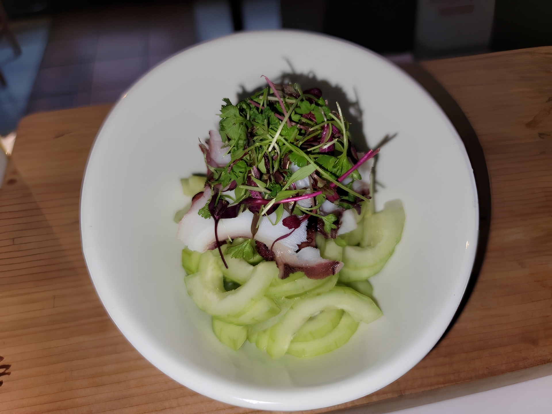 VG1-CUCUMBER SALAD WITH OCTOPUS.