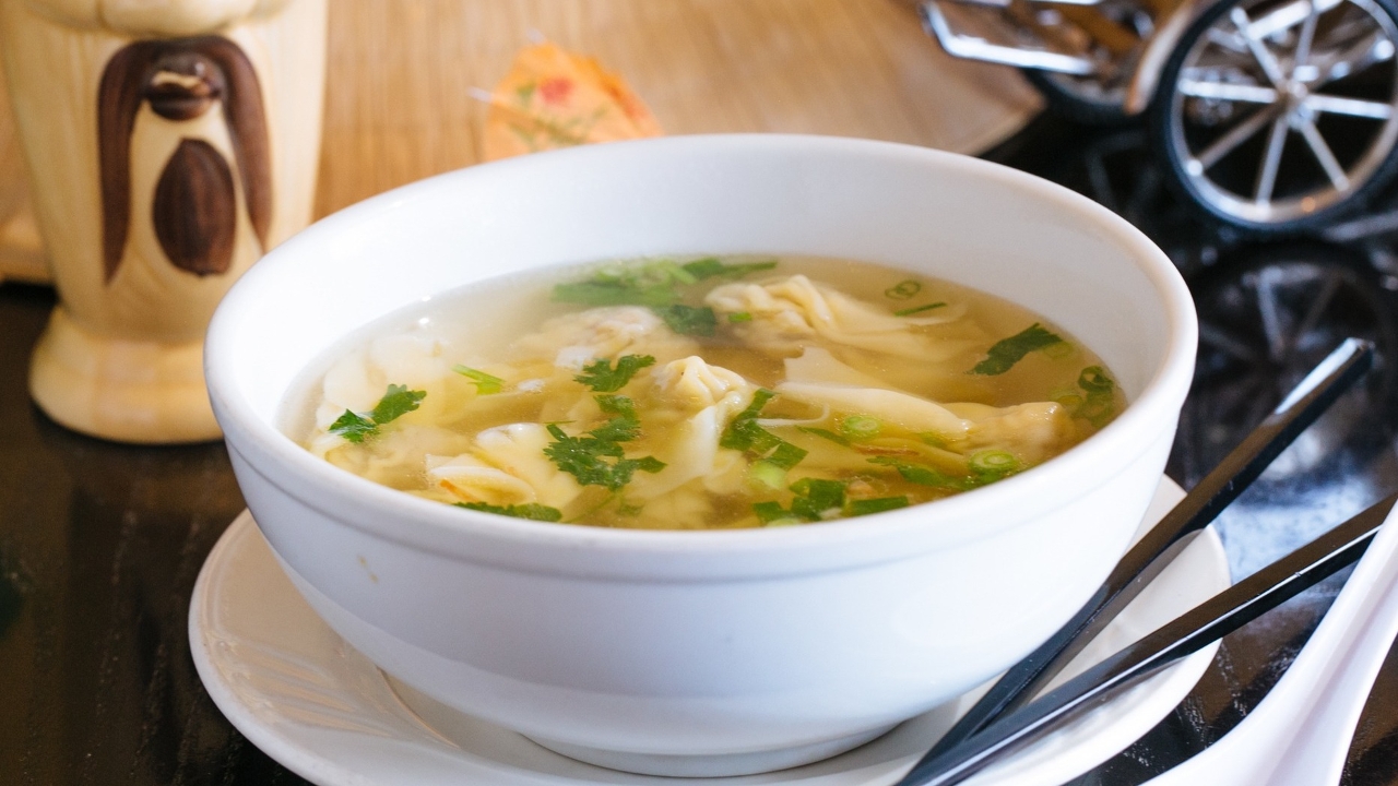 Wonton Noodle Soup.