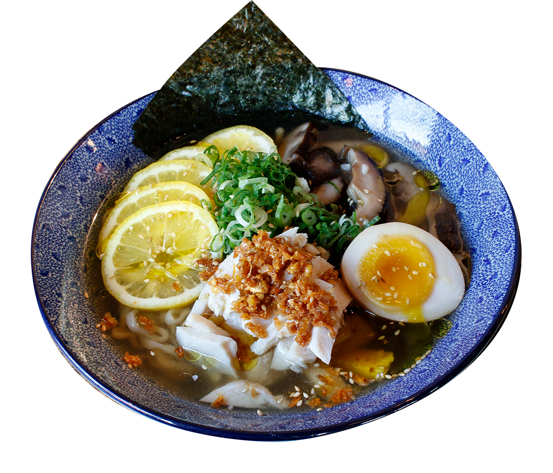 Lemon Ramen Noodle with Cold Soup.
