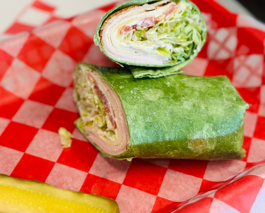 Turkey Pesto Wrap.