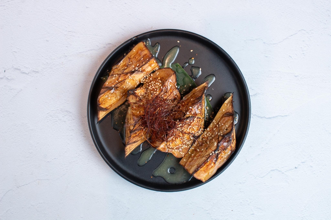 Eggplant Yakitori.