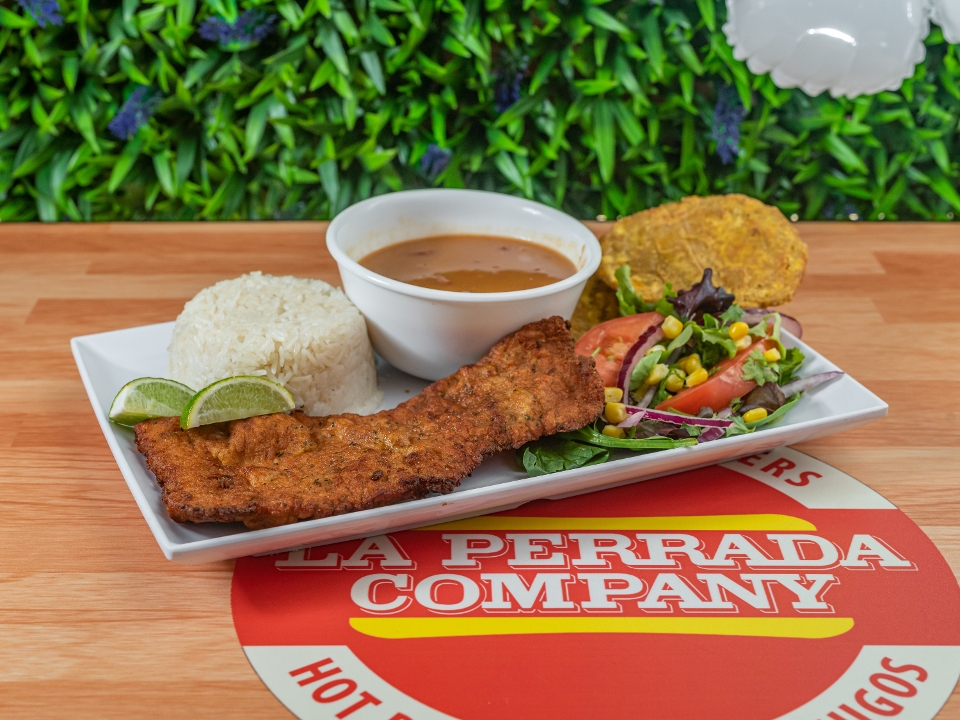 Lunch Fried Pork Chuleta.