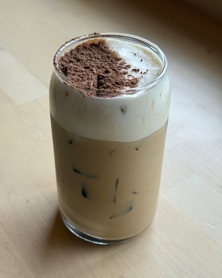 Iced Einspänner Latte.