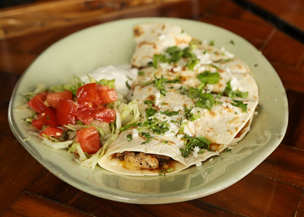 CHICKEN FAJITA QUESADILLA.
