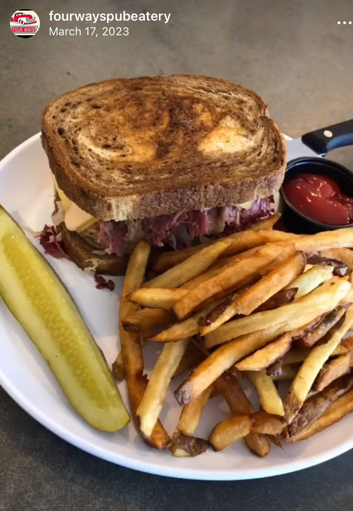 Reuben Sandwich.