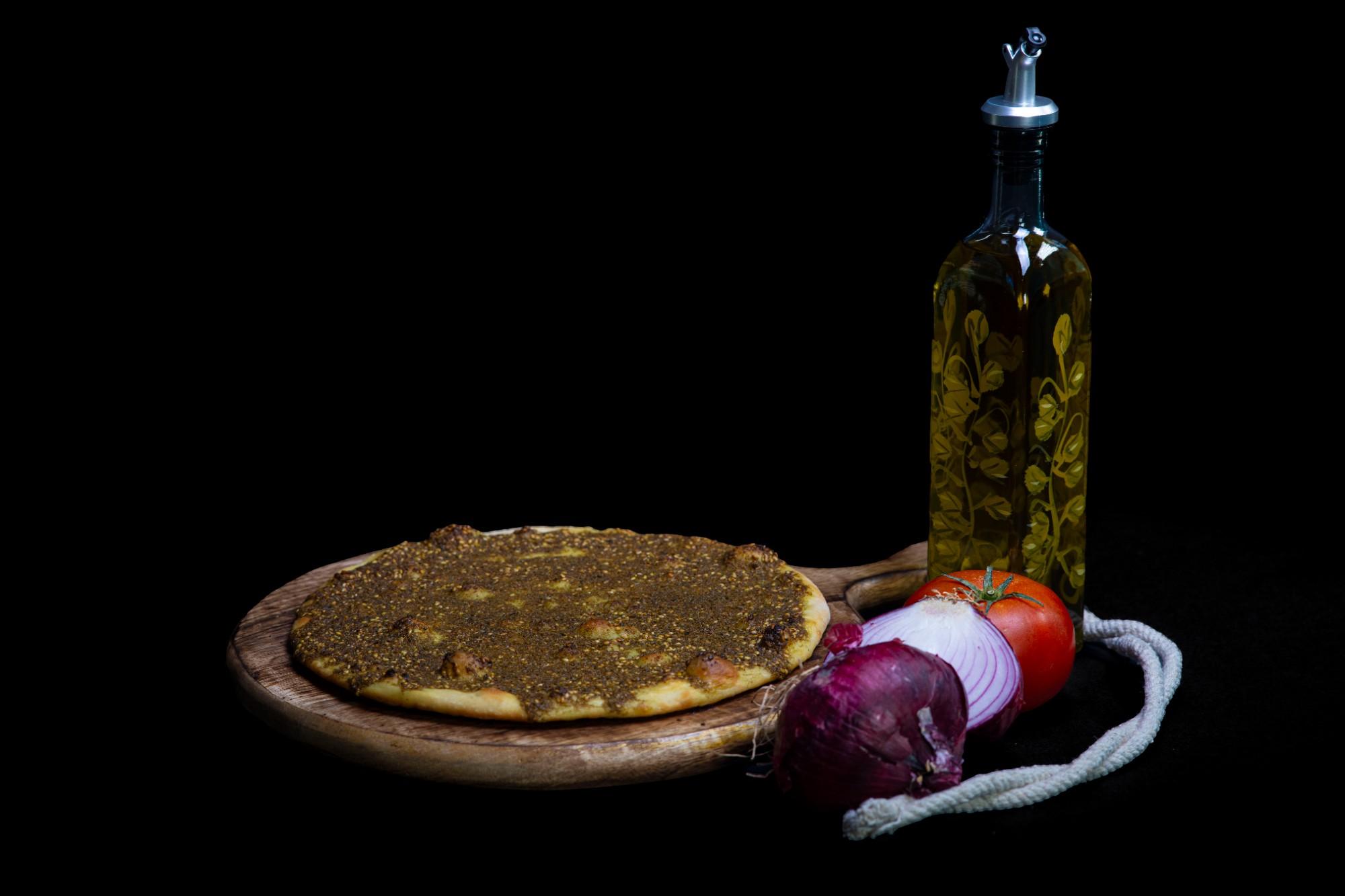 Zaatar Pie Manaeesh.