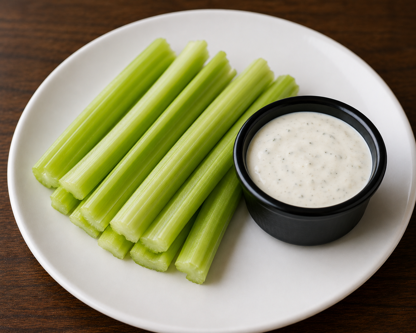 Celery (incl. choice of dip).