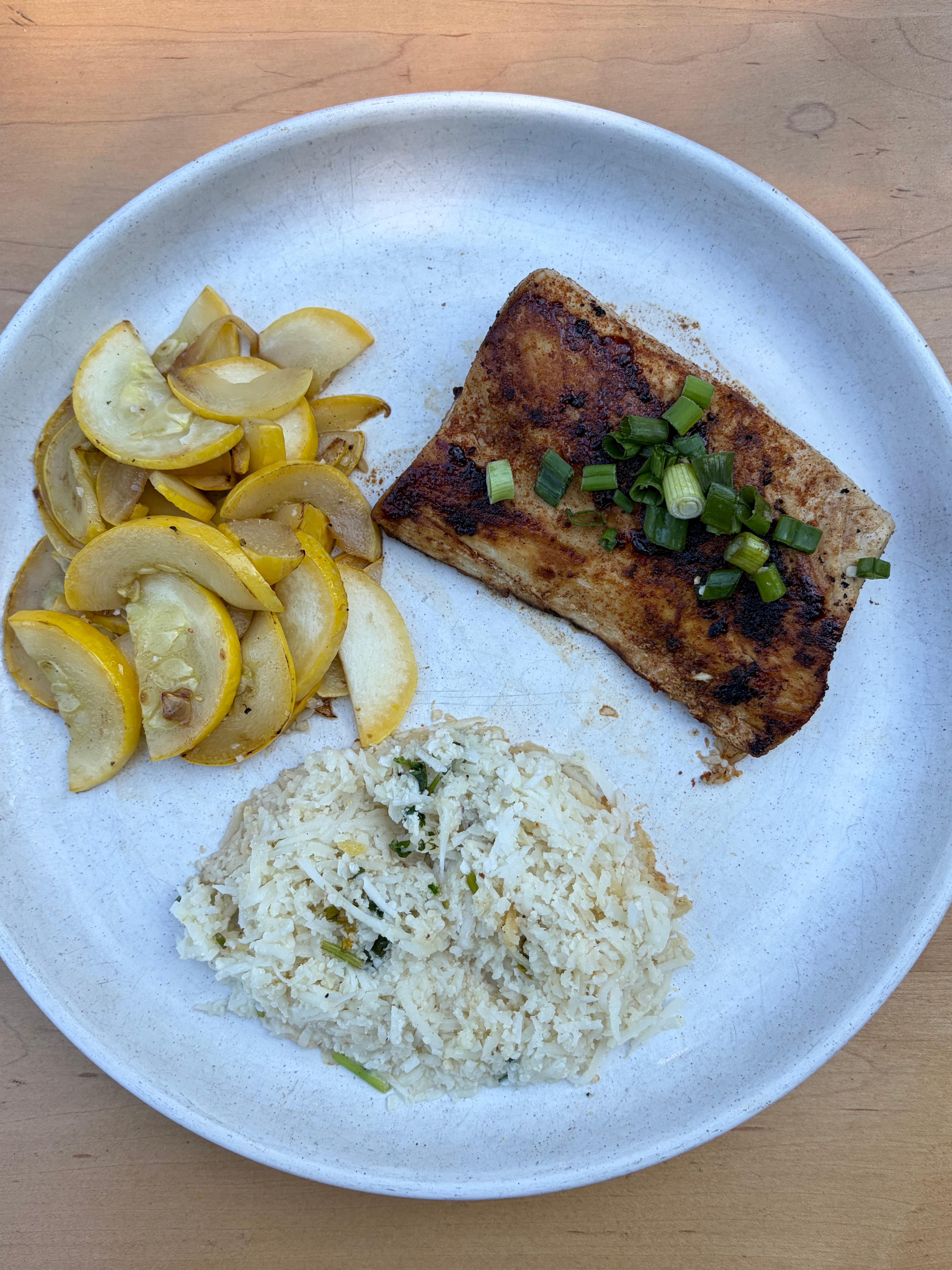 Blackened Mahi Mahi Plate.