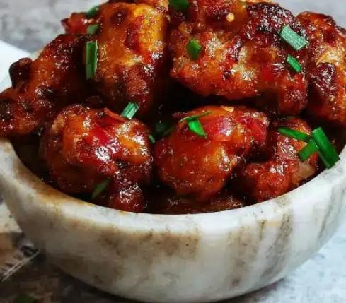 Paneer Manchurian.