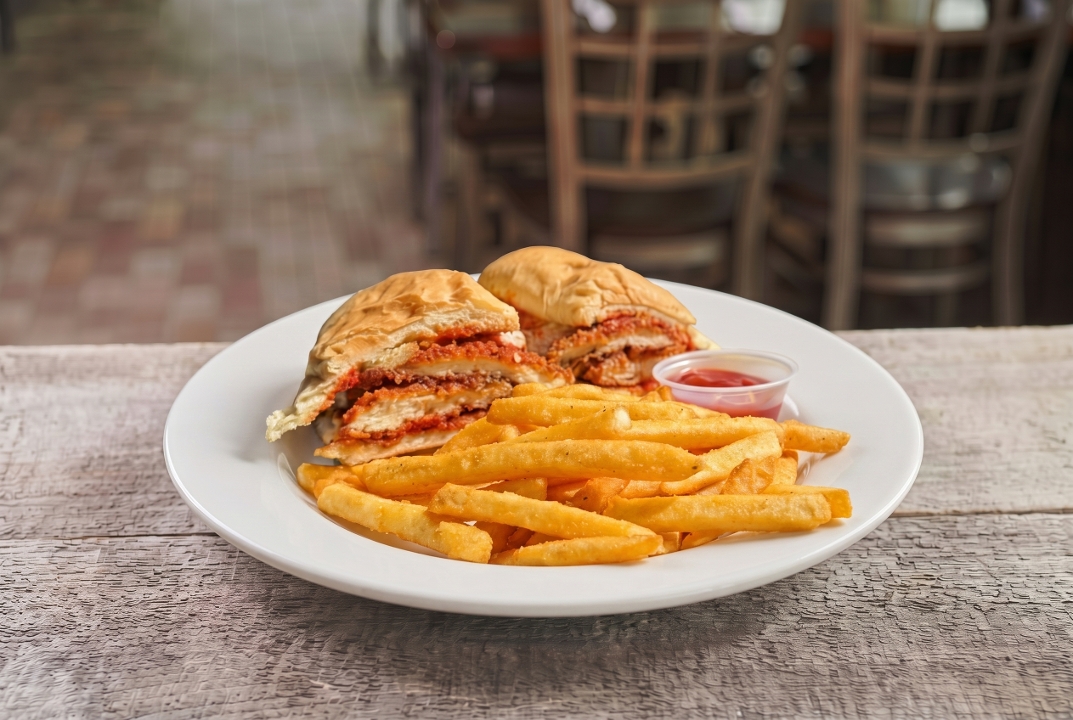 Chicken Parmigiana Sub.