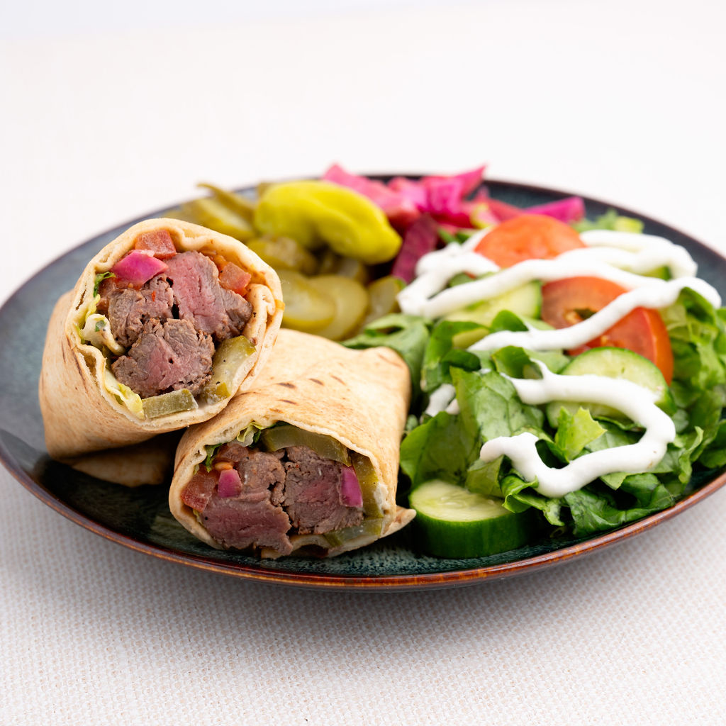 14. Filet Mignon Beef Kabob Wrap.