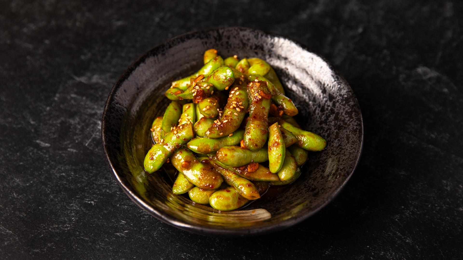 Spicy Edamame.