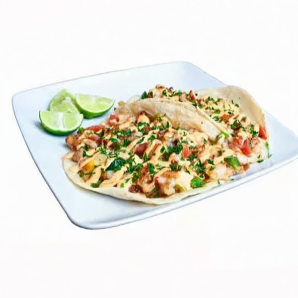 Shrimp Tacos Plate.