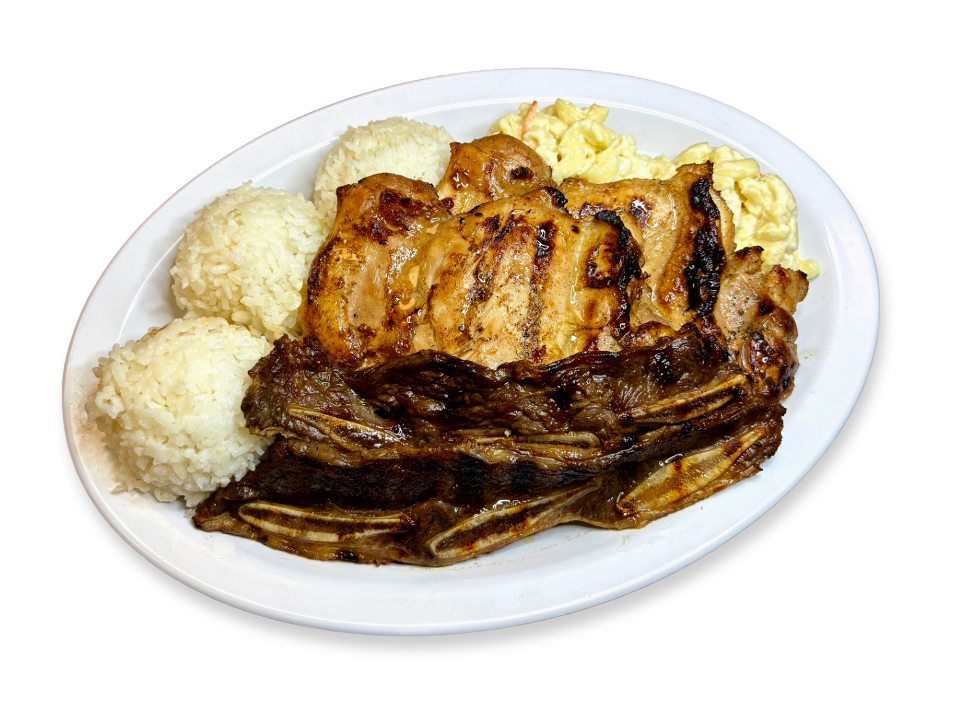 BBQ Chicken & BBQ Beef.