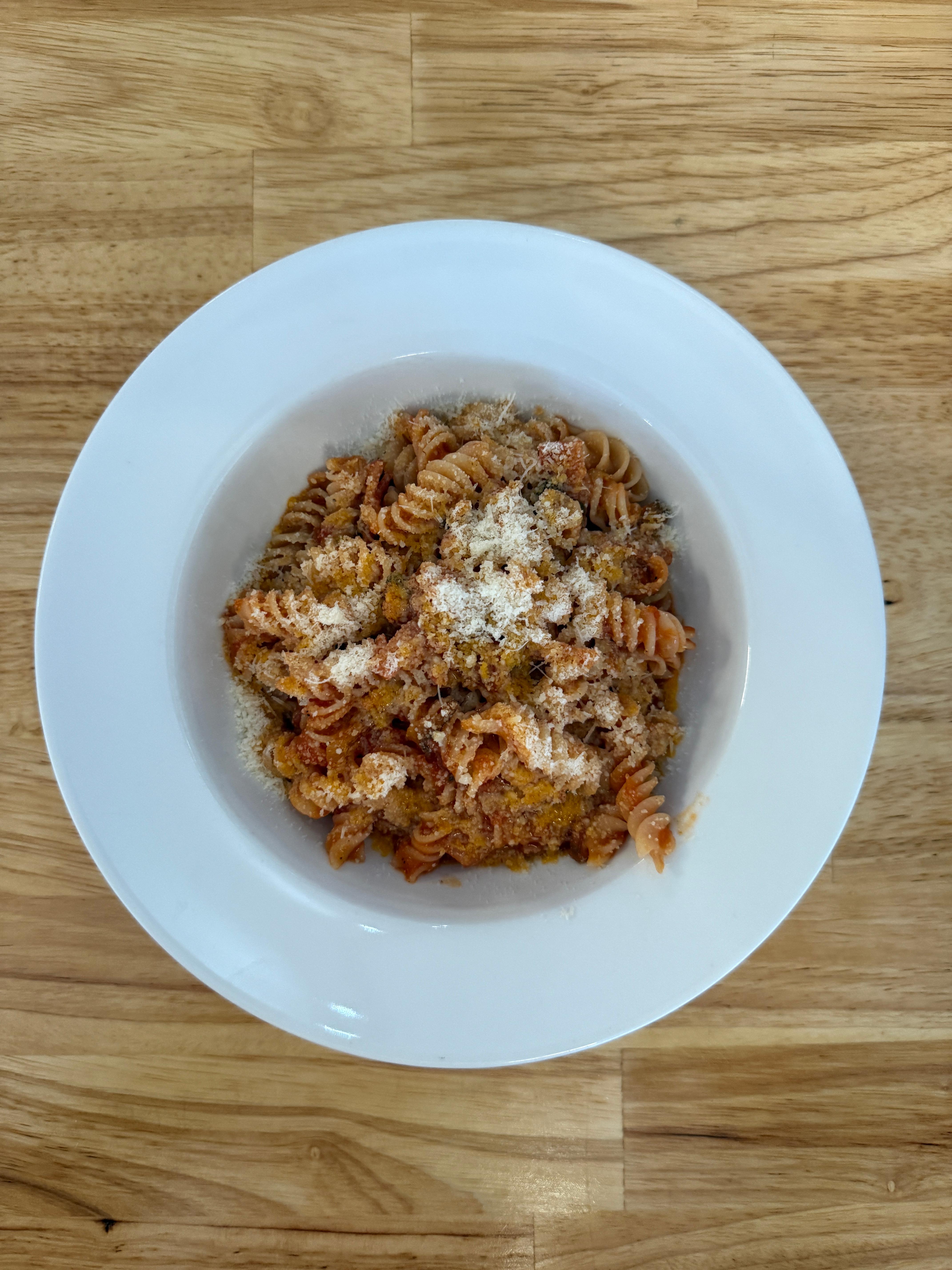 Fusilli Amatriciana.