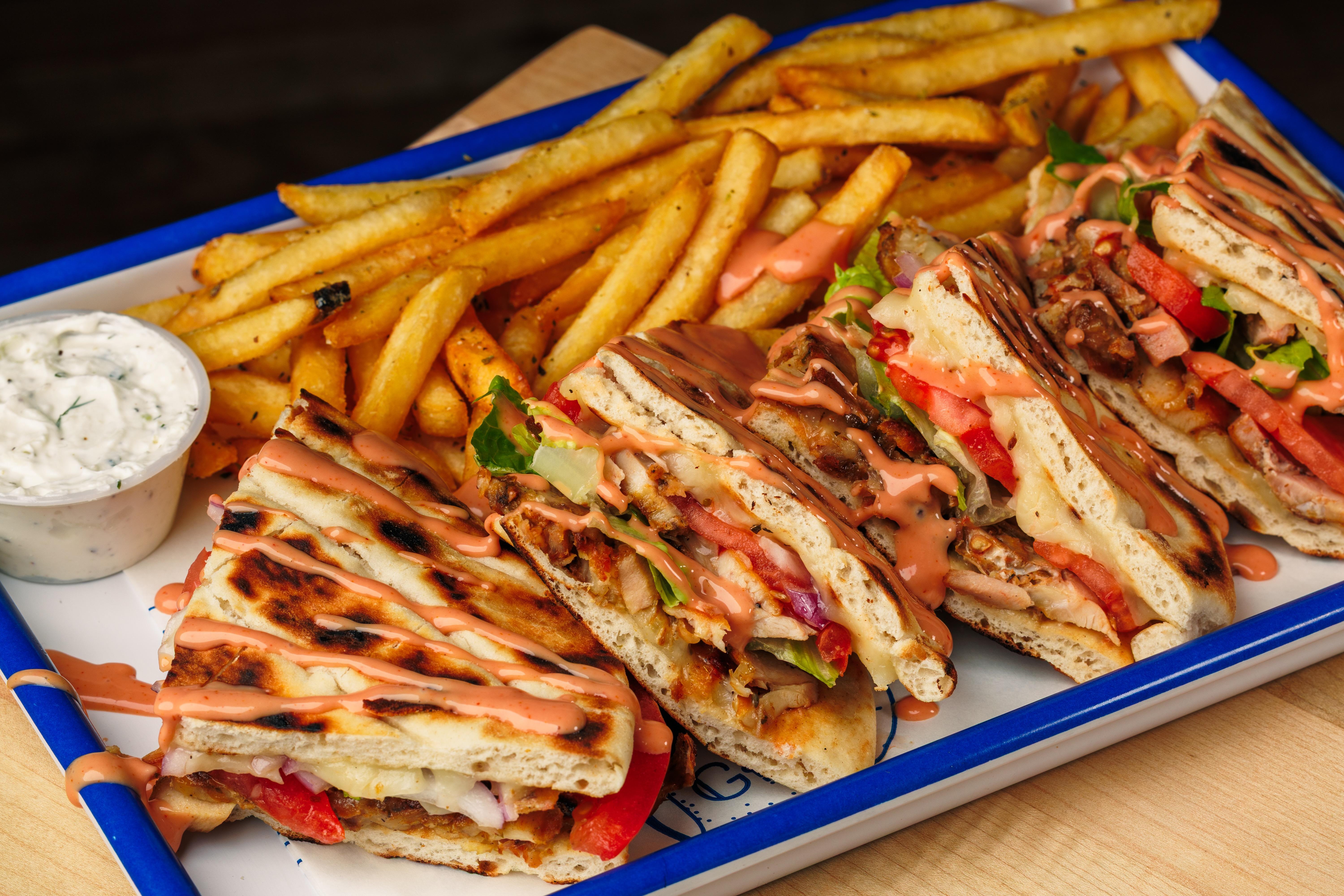 Chicken Gyro Melt.