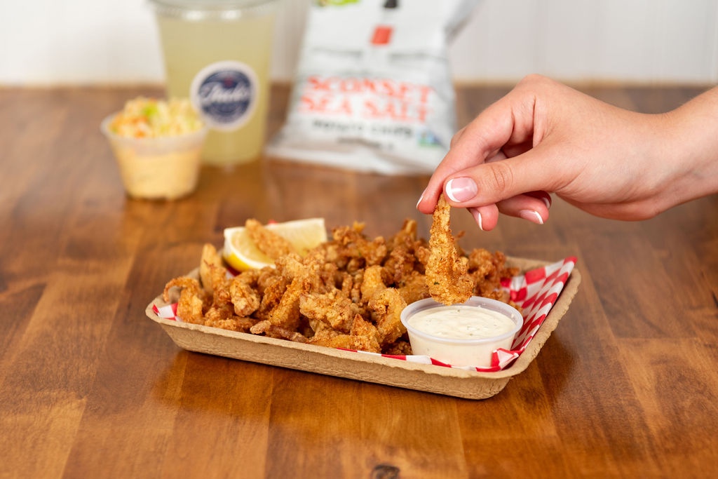Crispy Clam Strips.