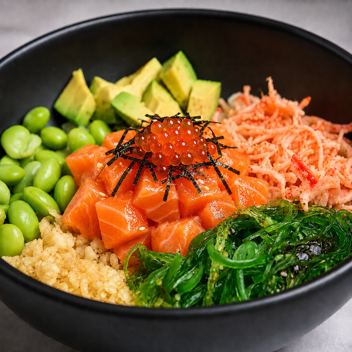 Salmon Poke Bowl.