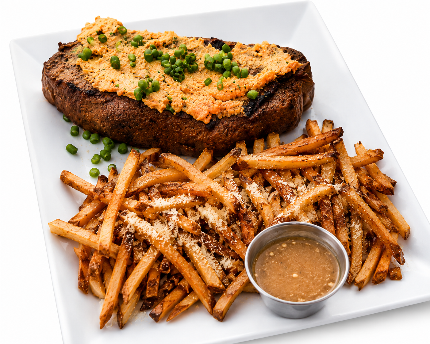 NY Strip Steak Frites.