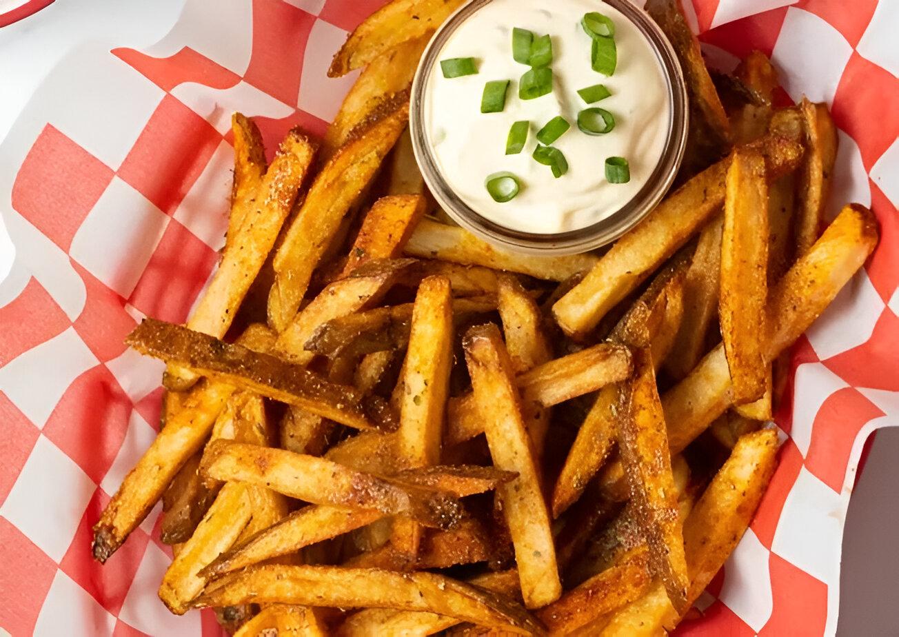Spicy fries small.