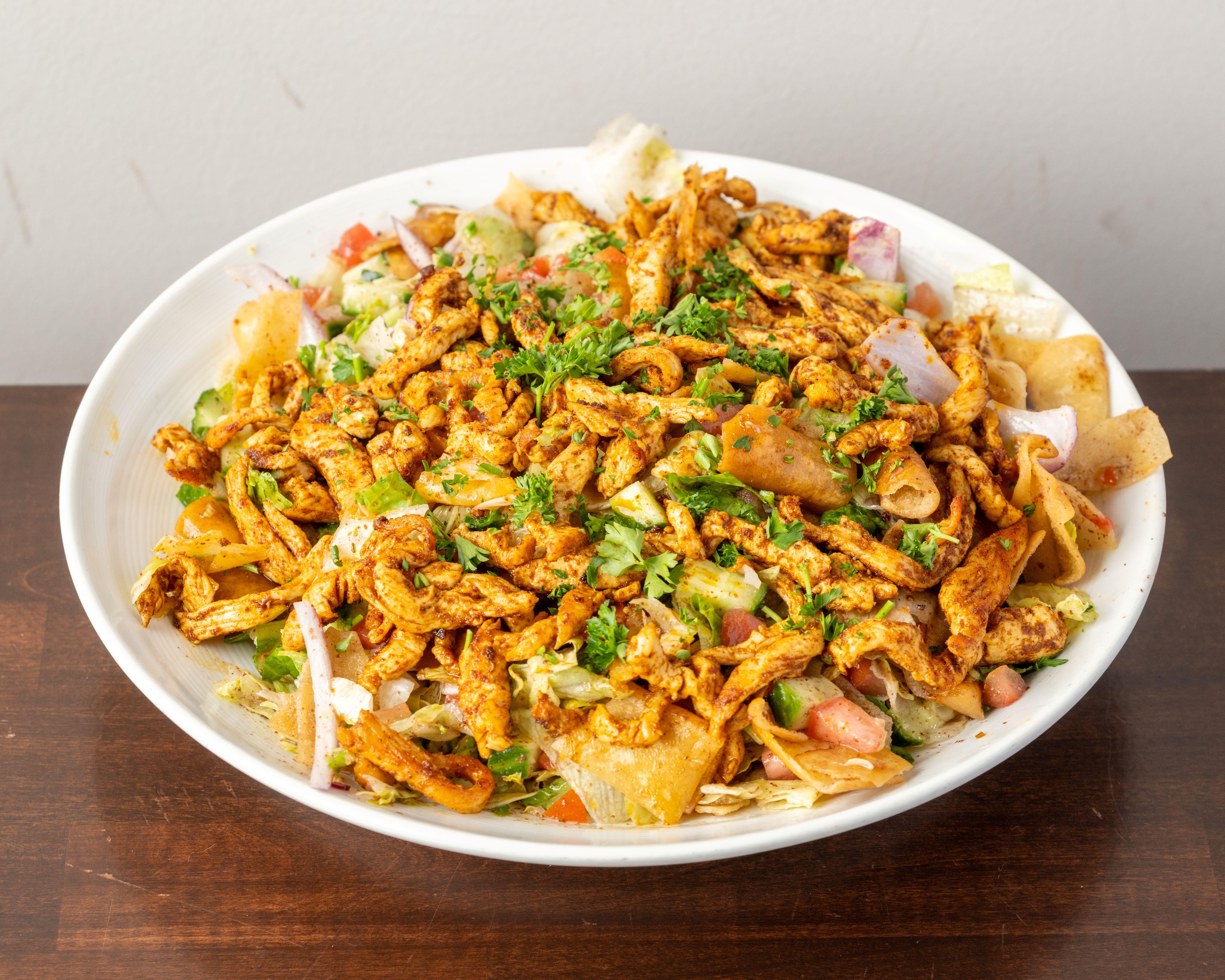 Fattoush w/ Shawarma.