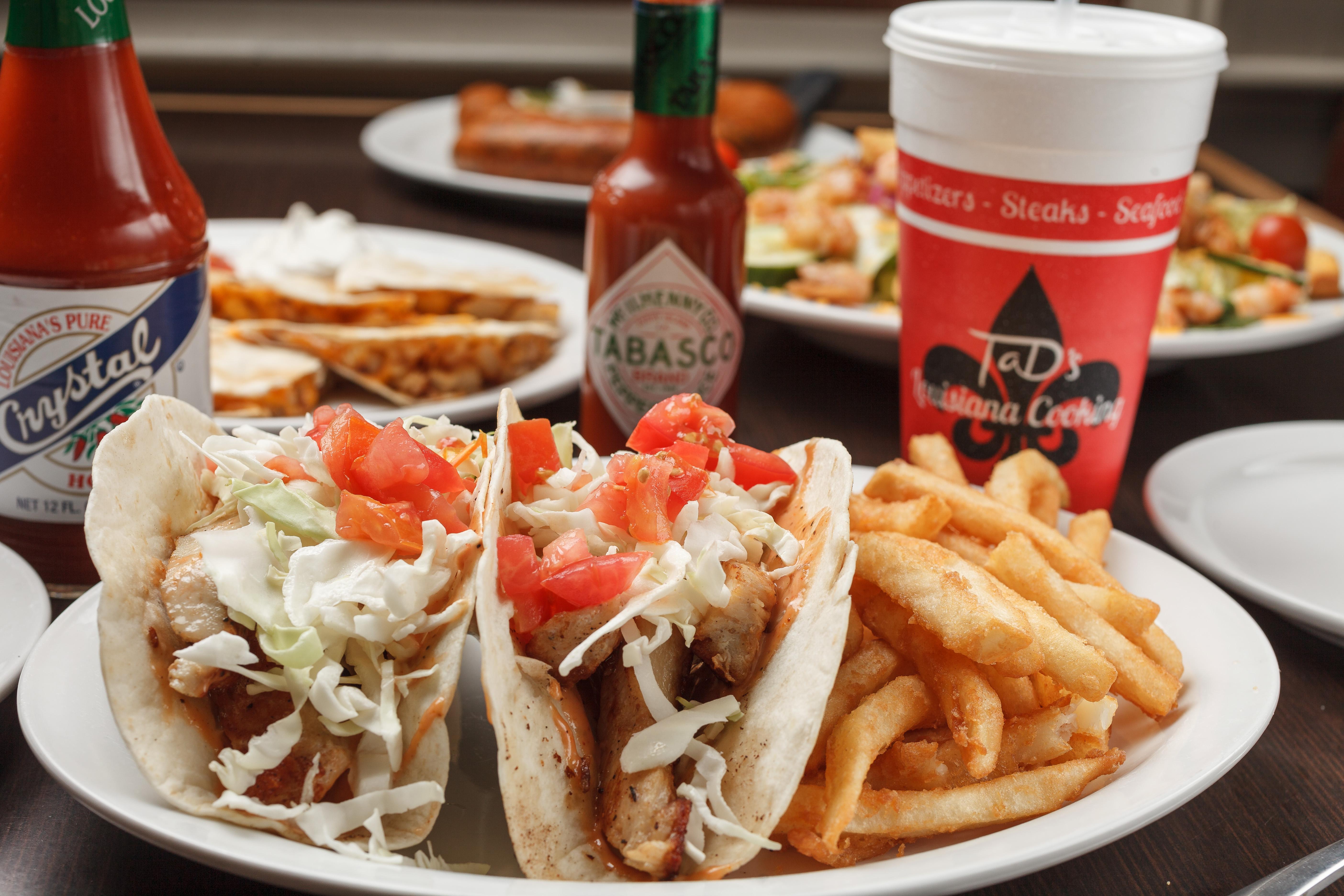Cajun Tacos.
