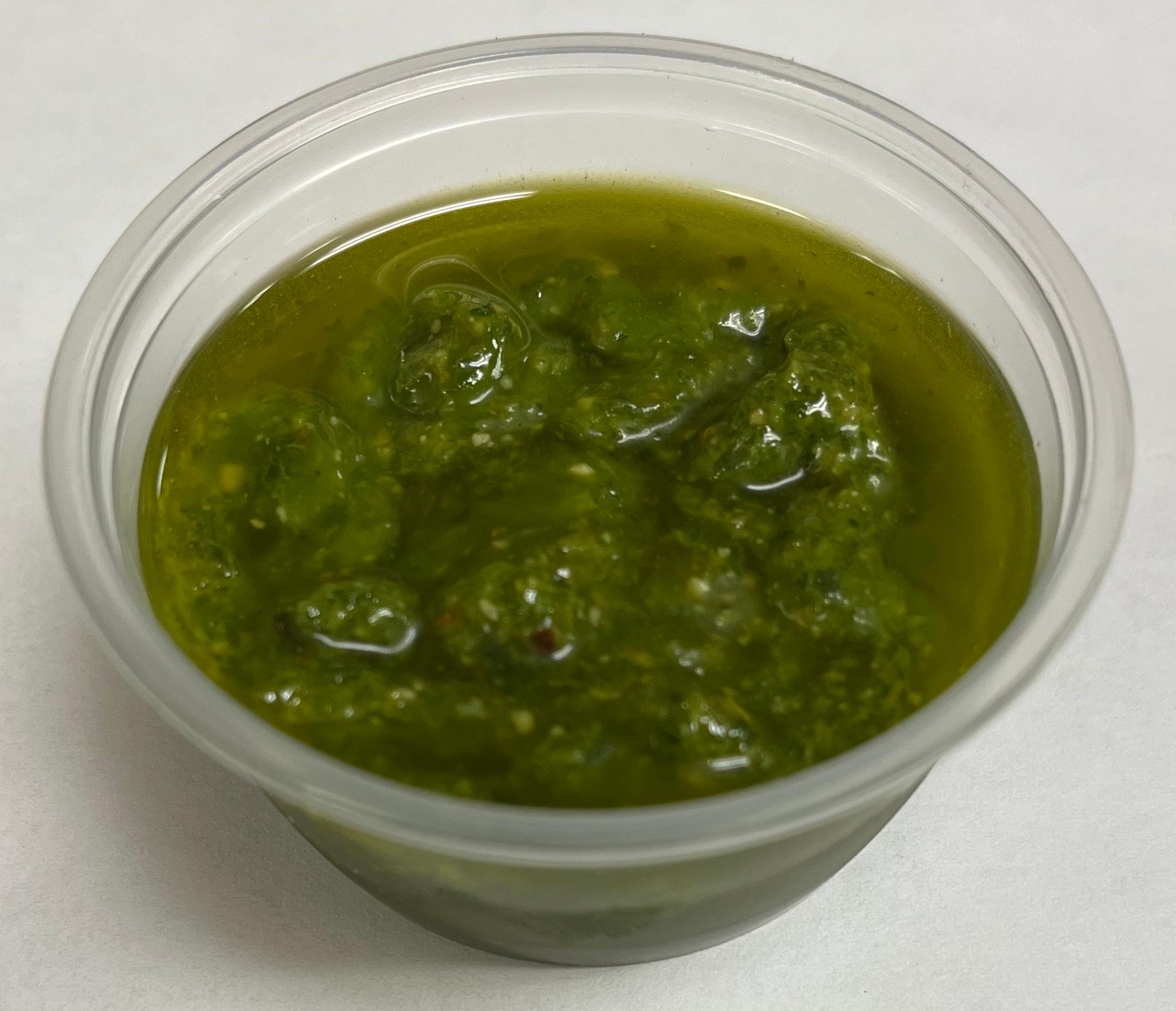 Side of Pesto Sauce.
