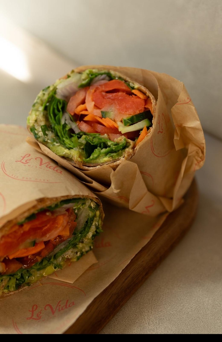 Smoked Salmon Wrap.