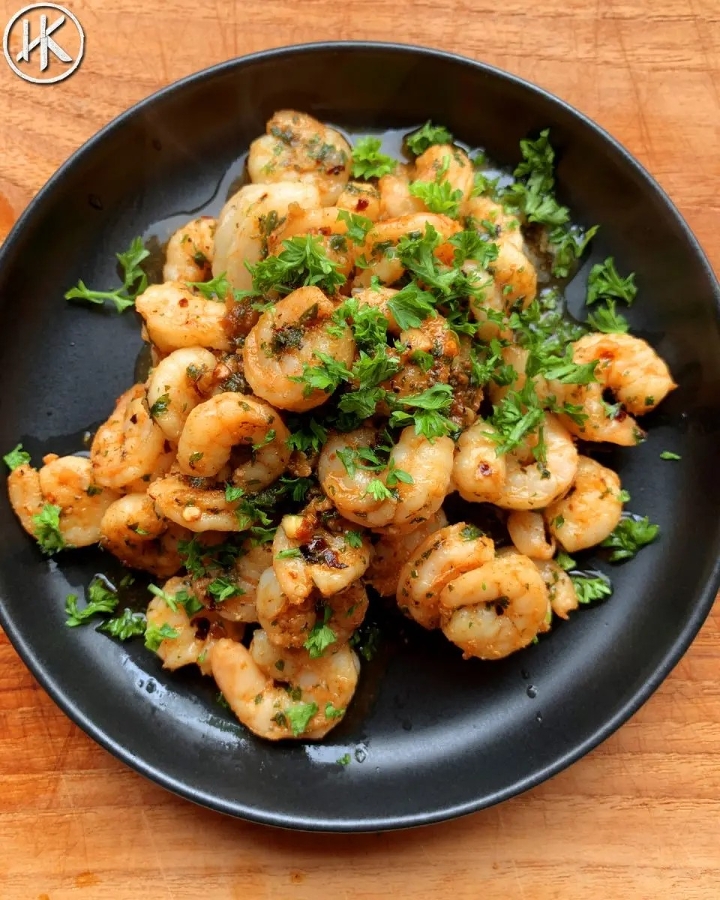 Butter Garlic Shrimp.