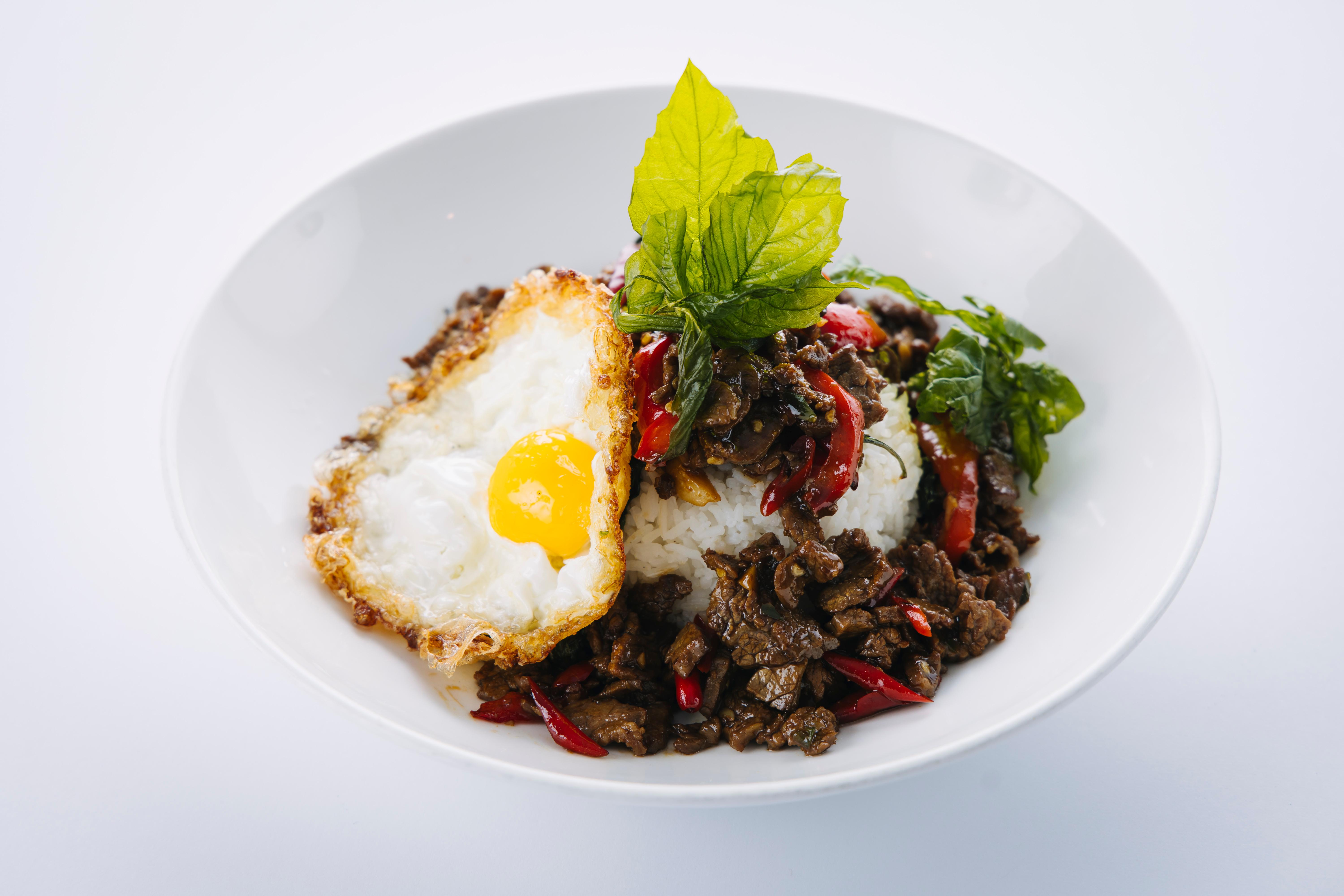 Krapow Neau Kai Dao.