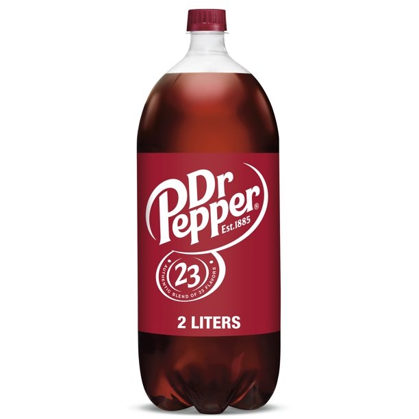 2 Liter Dr. Pepper.