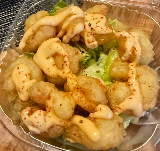 Popcorn Shrimp.