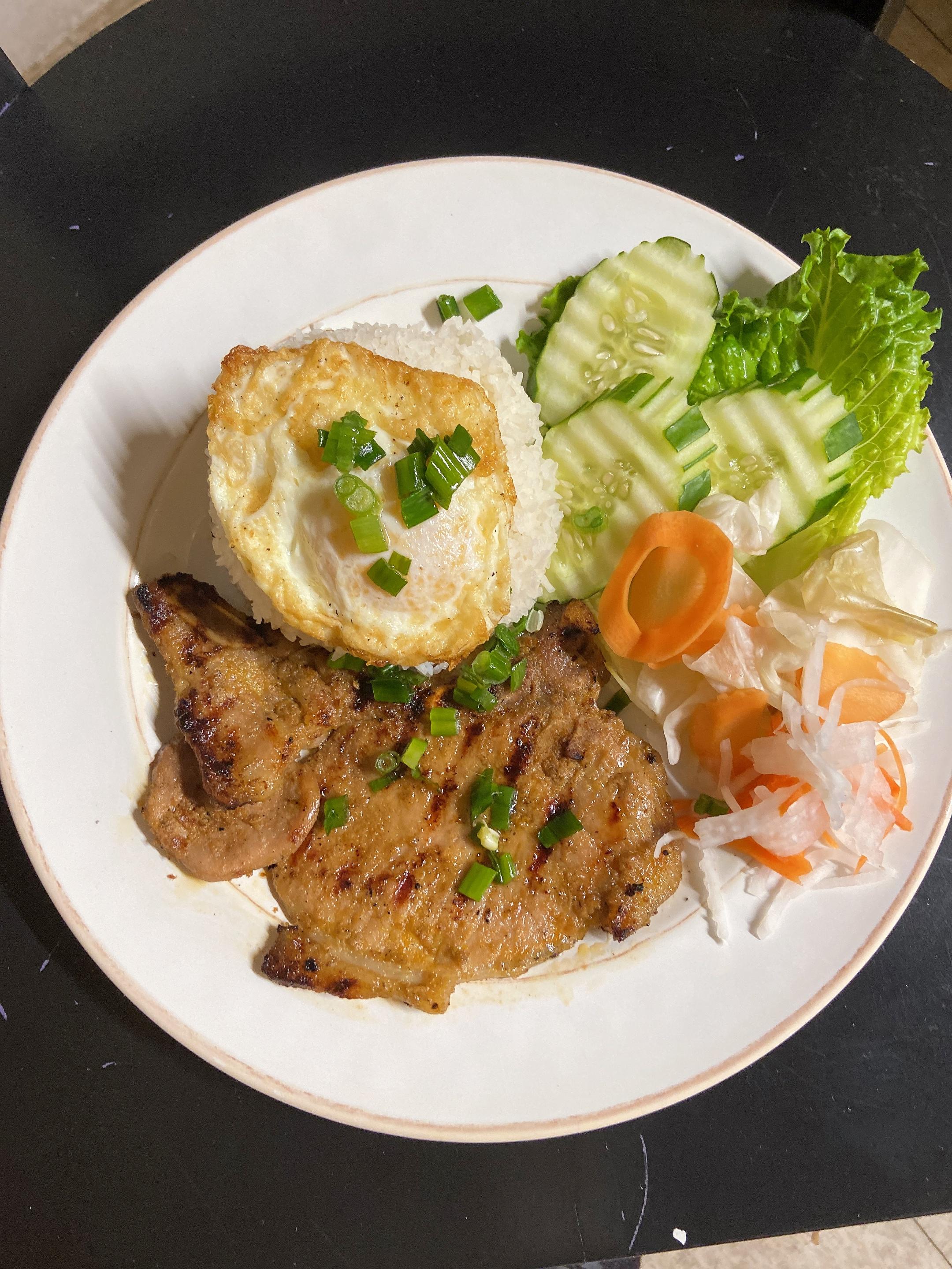 C2 - Grilled Pork Chop - Cơm Sườn Nướng Opla.