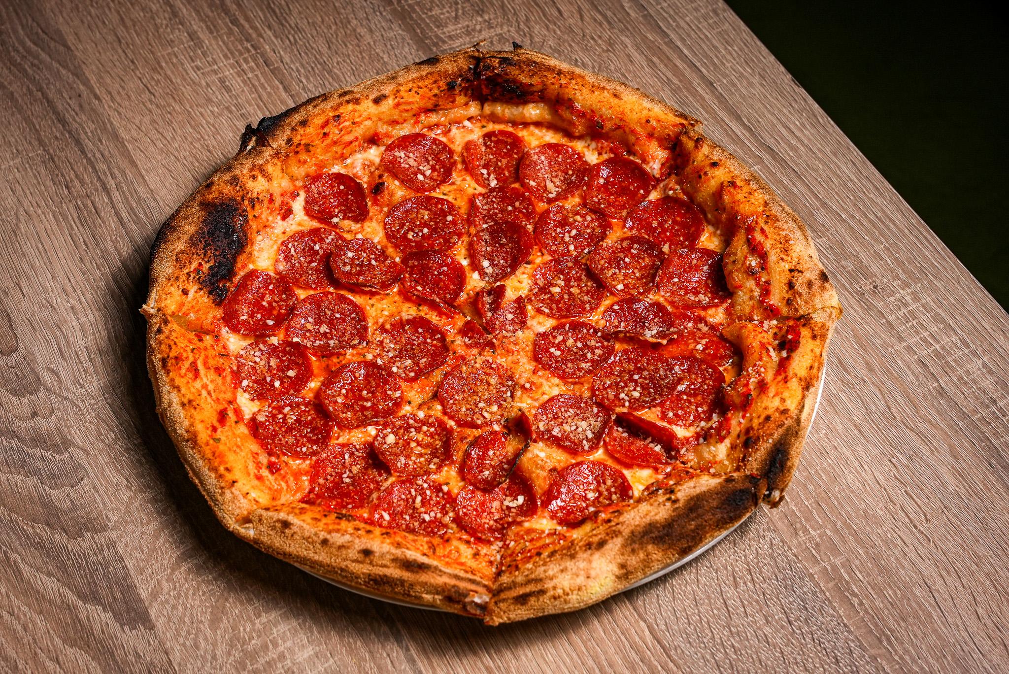 Pepperoni pizza.