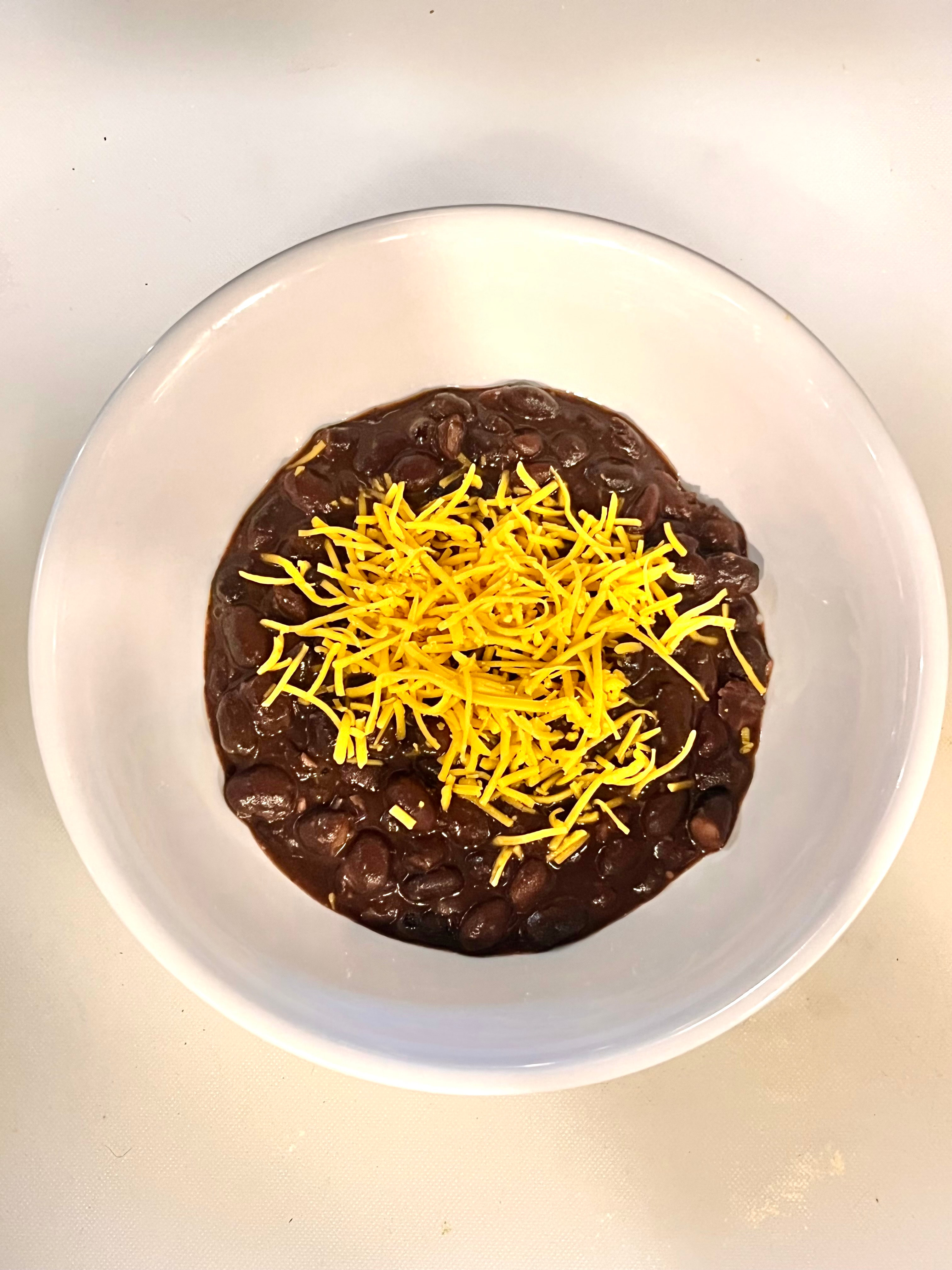 Beans and Ched-Shred.