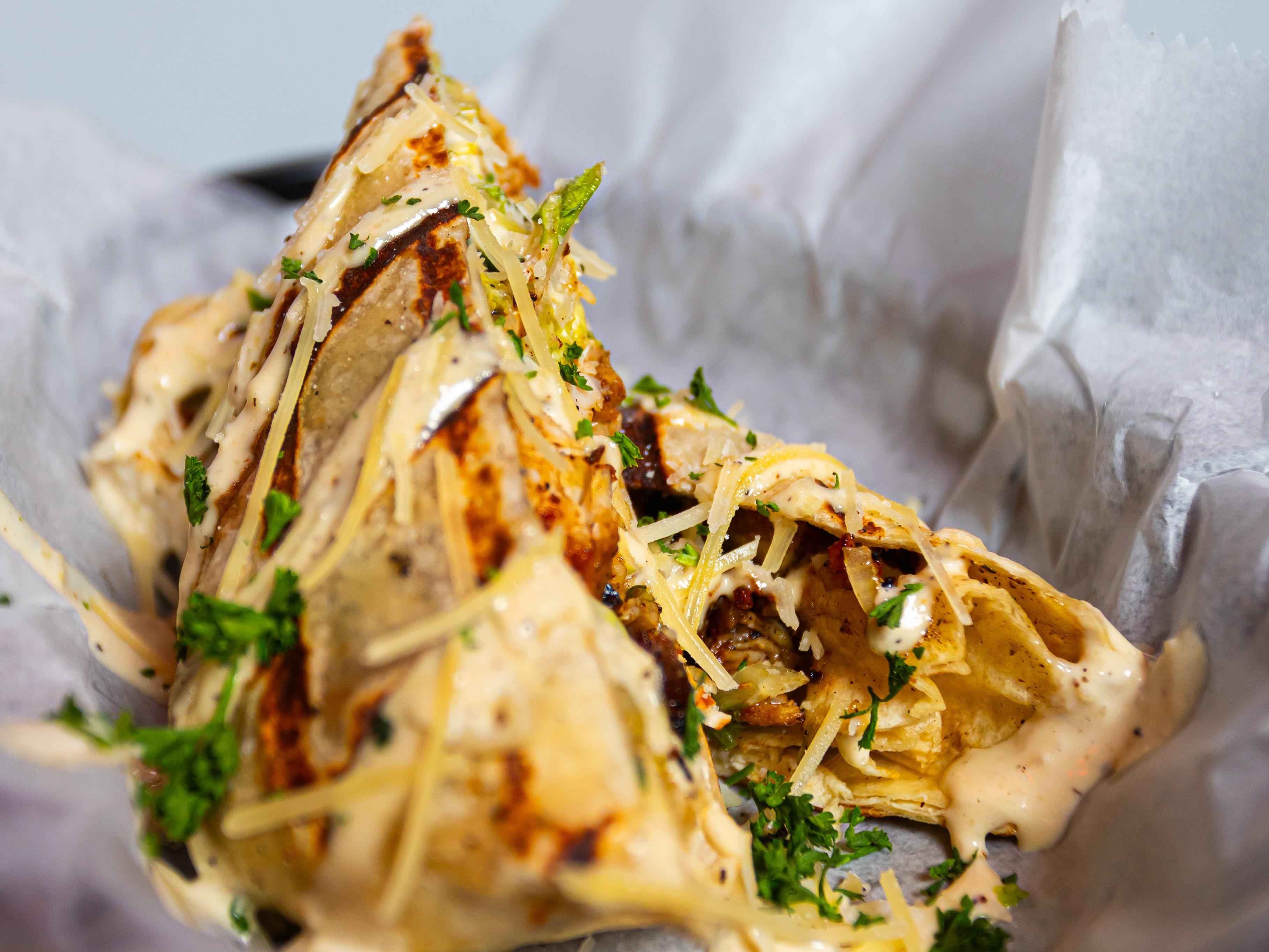 Chicken Caesar Wrap.