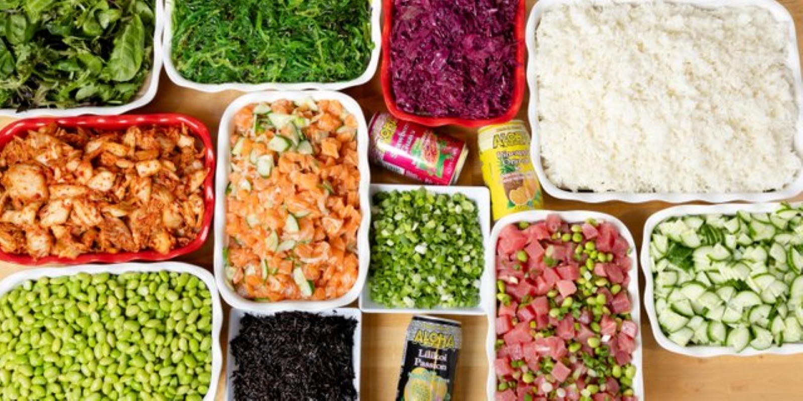 Small Build Your Own Poke Bar.