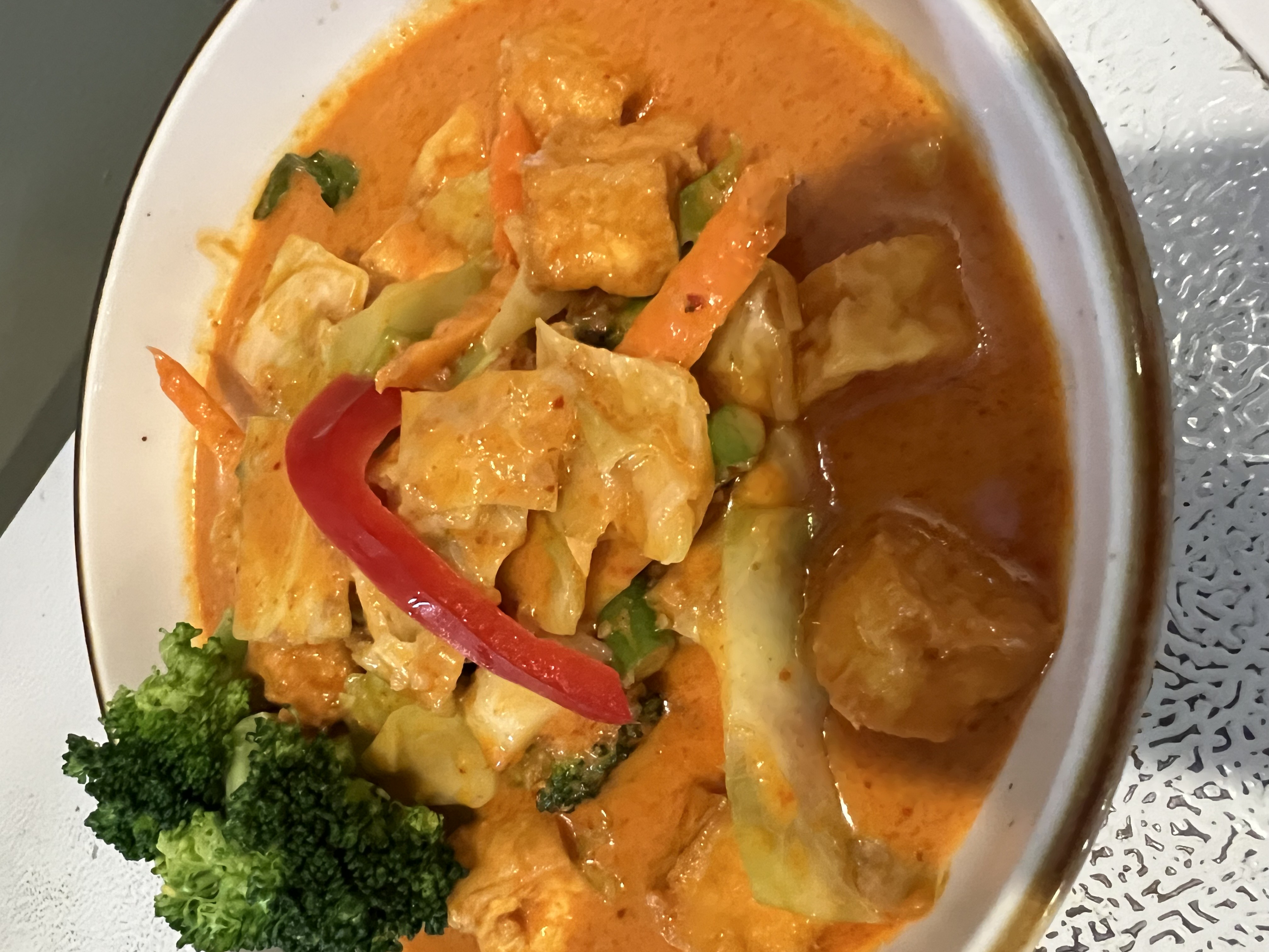 Panang Curry Tofu J.