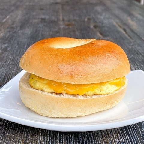 Egg and Cheese Bagel.